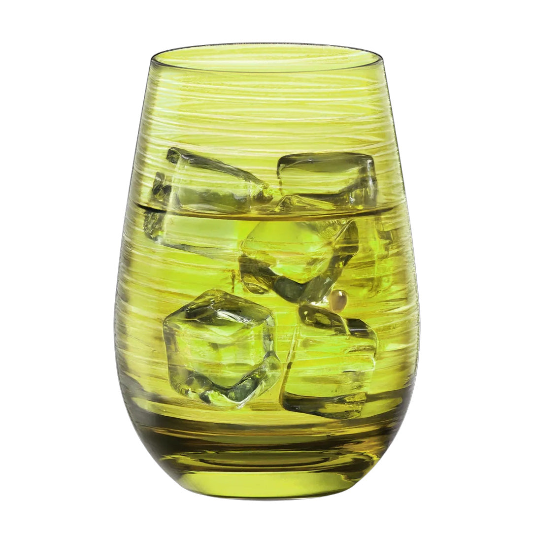 Stolzle Twister Olive Water / Mixer Tumbler Glass 465ml - Set of 6