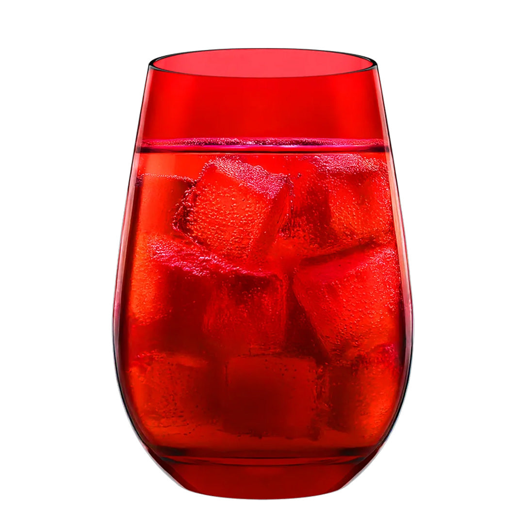 Stolzle Elements Red Water/Mixer Tumbler Glass 465ml - Set of 6