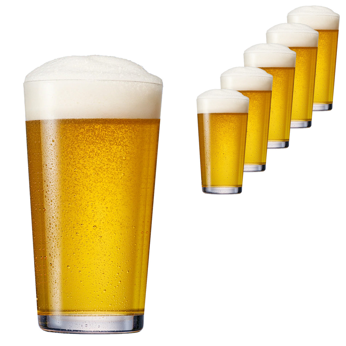 Stolzle Metrico Beer Glass / Large Tumbler - Set of 6