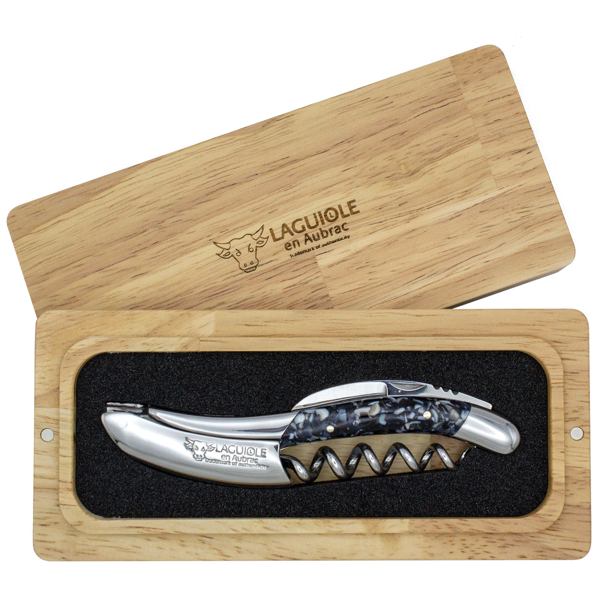 Laguiole en Aubrac Sommelier Corkscrew Mussel Shell Handle