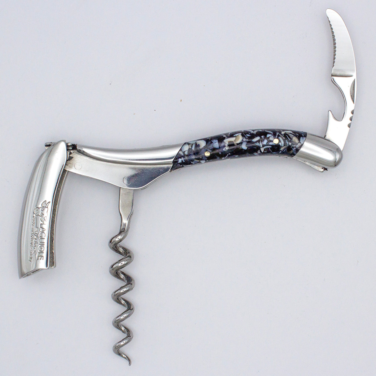 Laguiole En Aubrac Sommelier Corkscrew Mussel Shell Handle
