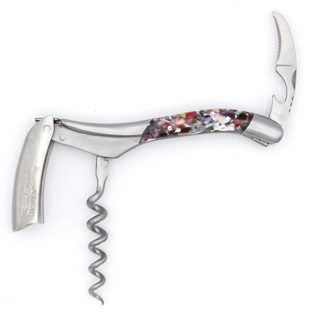 Laguiole En Aubrac Sommelier Corkscrew Harlequin Handle