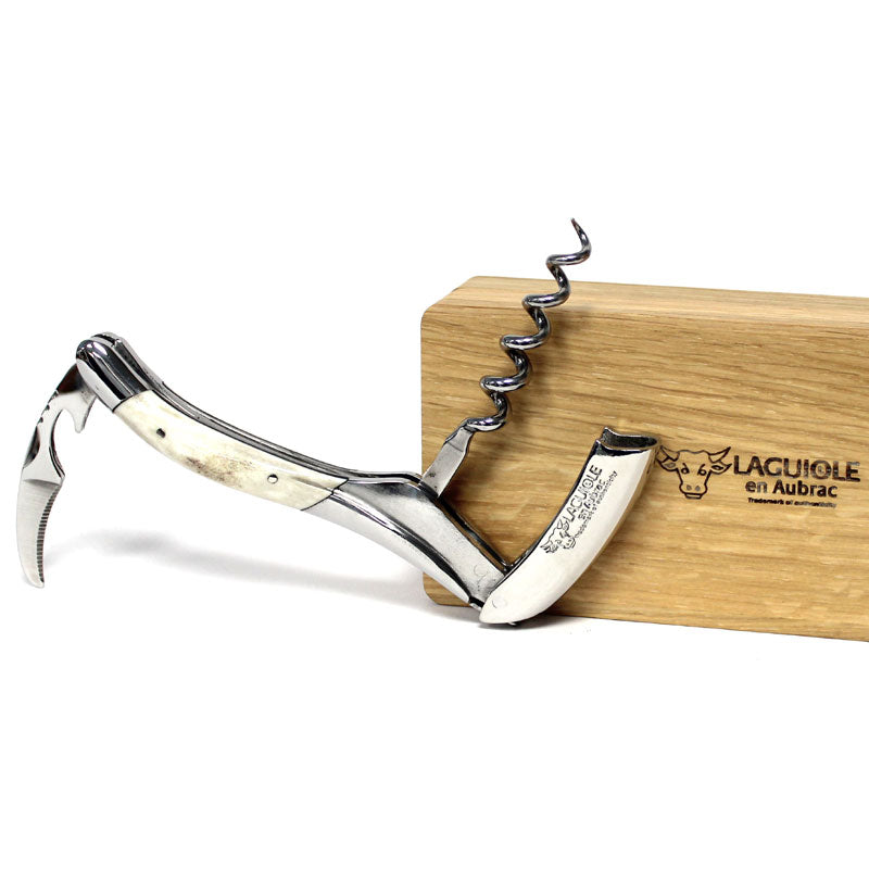 Laguiole en Aubrac Sommelier Corkscrew Reindeer Horn Handle