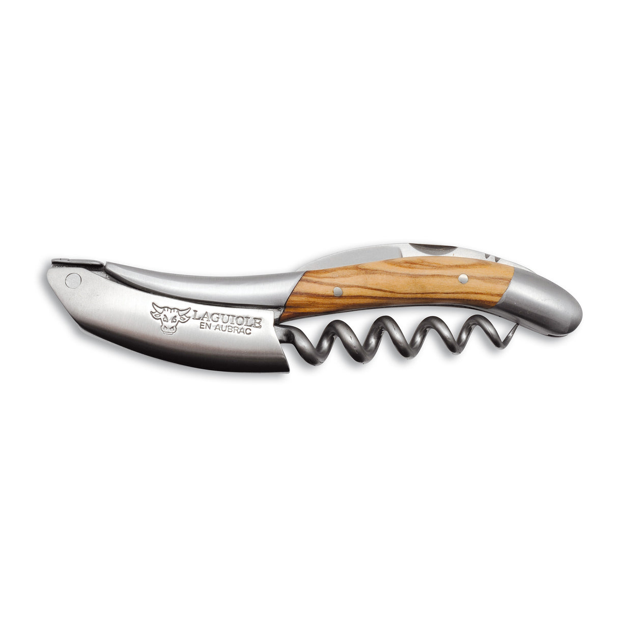 Laguiole En Aubrac Sommelier Corkscrew Olive Wood Handle