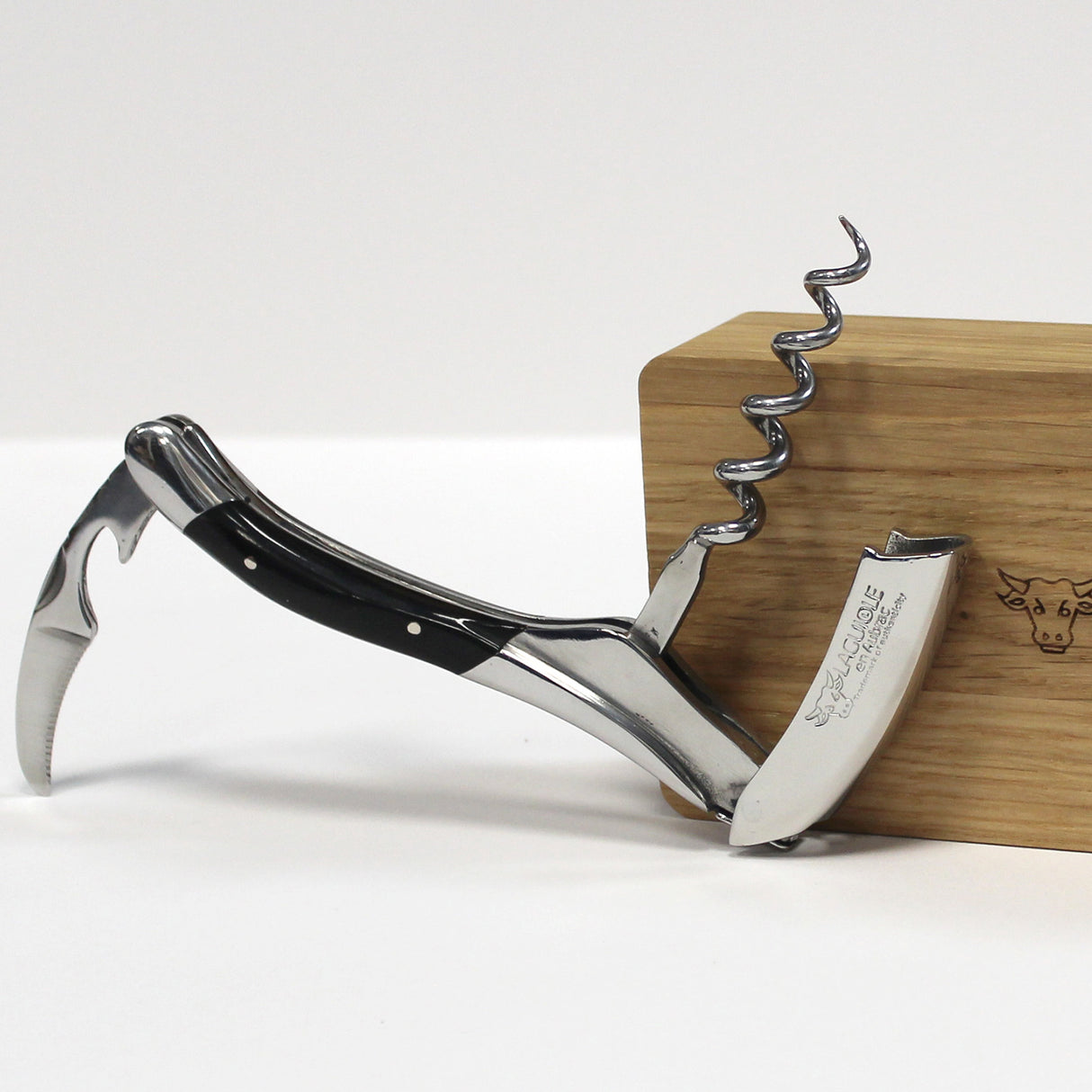 Laguiole en Aubrac Sommelier Corkscrew Buffalo Horn Handle