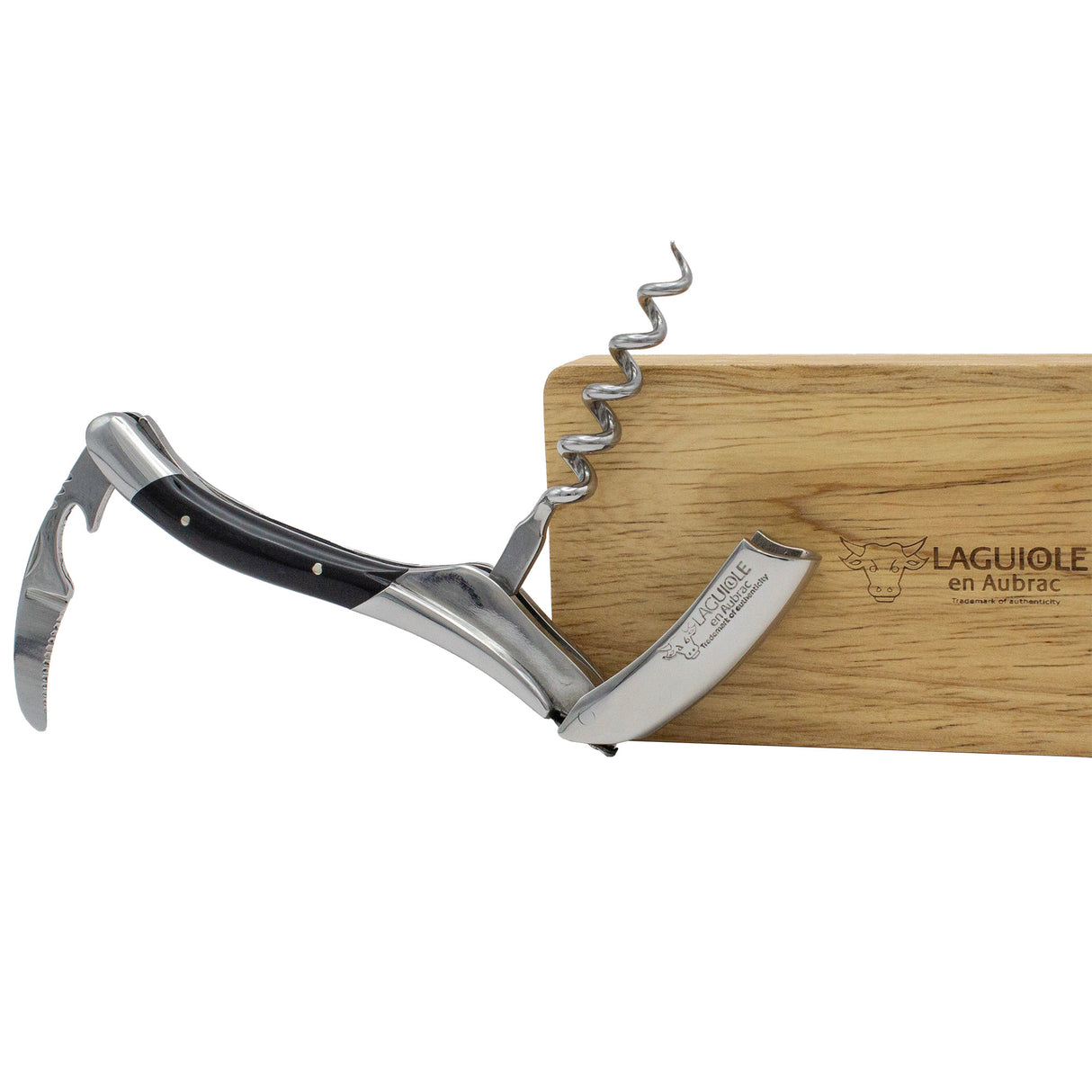 Laguiole en Aubrac Sommelier Corkscrew Buffalo Horn Handle