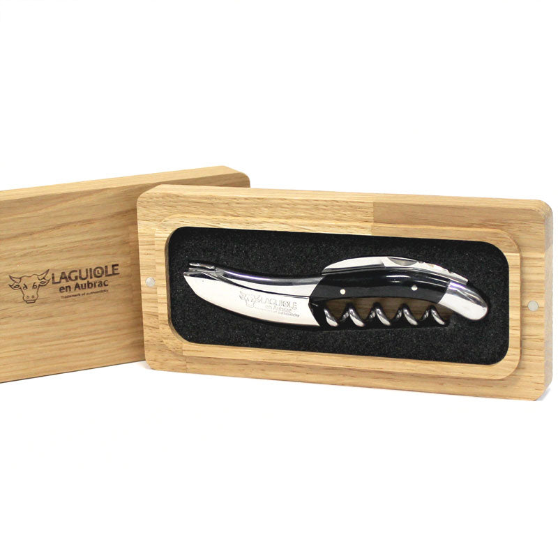 Laguiole en Aubrac Sommelier Corkscrew Buffalo Horn Handle