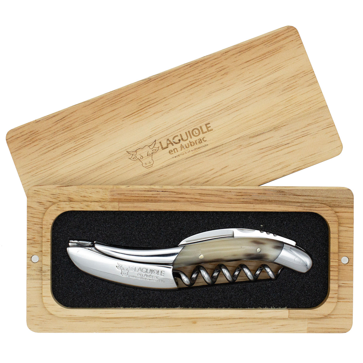 Laguiole En Aubrac Sommelier Corkscrew Horn Tip Handle