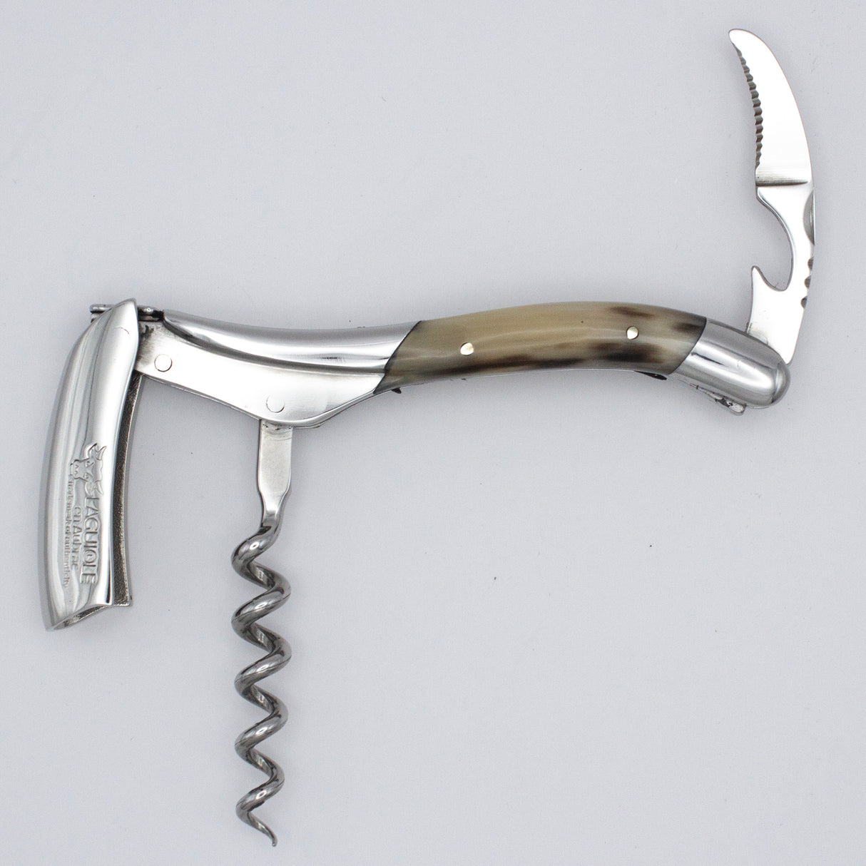 Laguiole En Aubrac Sommelier Corkscrew Horn Tip Handle