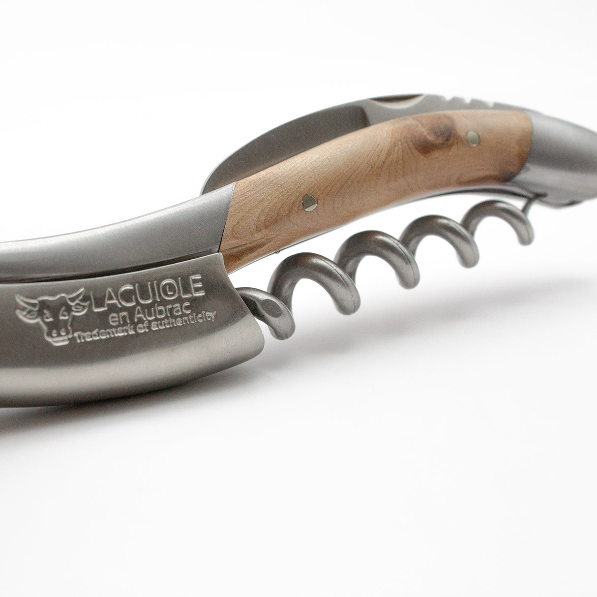 Laguiole en Aubrac Sommelier Corkscrew Juniper Wood Handle