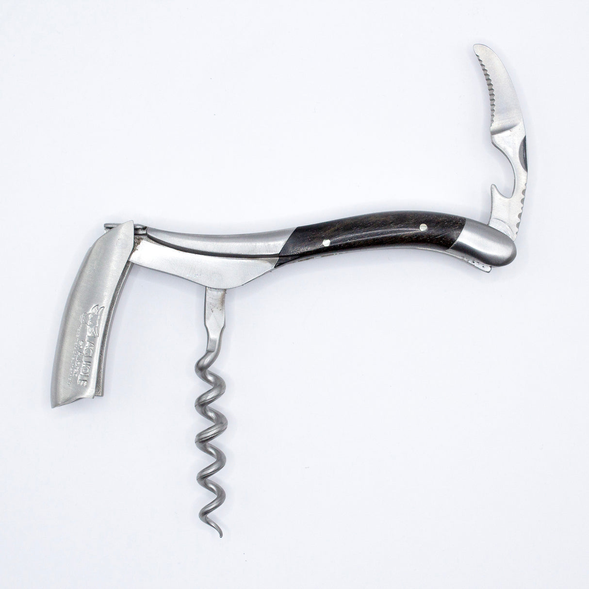 Laguiole en Aubrac Sommelier Corkscrew Ebony Wood Handle