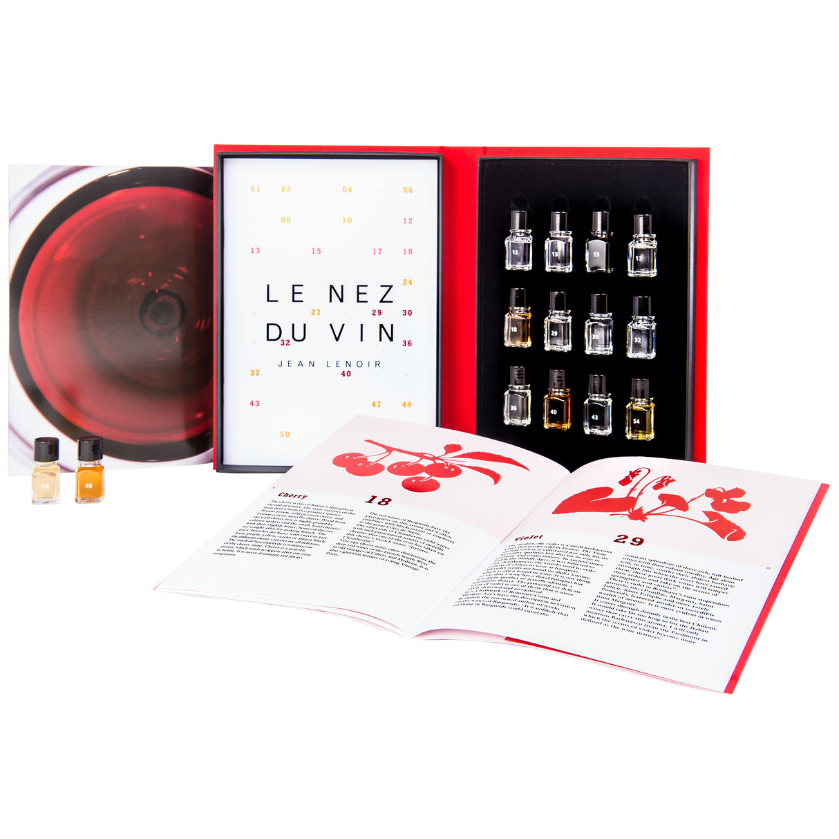 Le Nez Du Vin 12 Aromas Red Wine Wine Aroma Kit