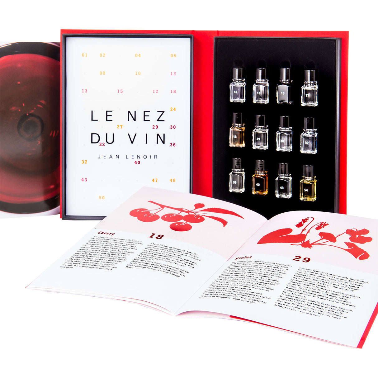 Le Nez Du Vin - 12 Aromas Red Wine - Wine Aroma Kit