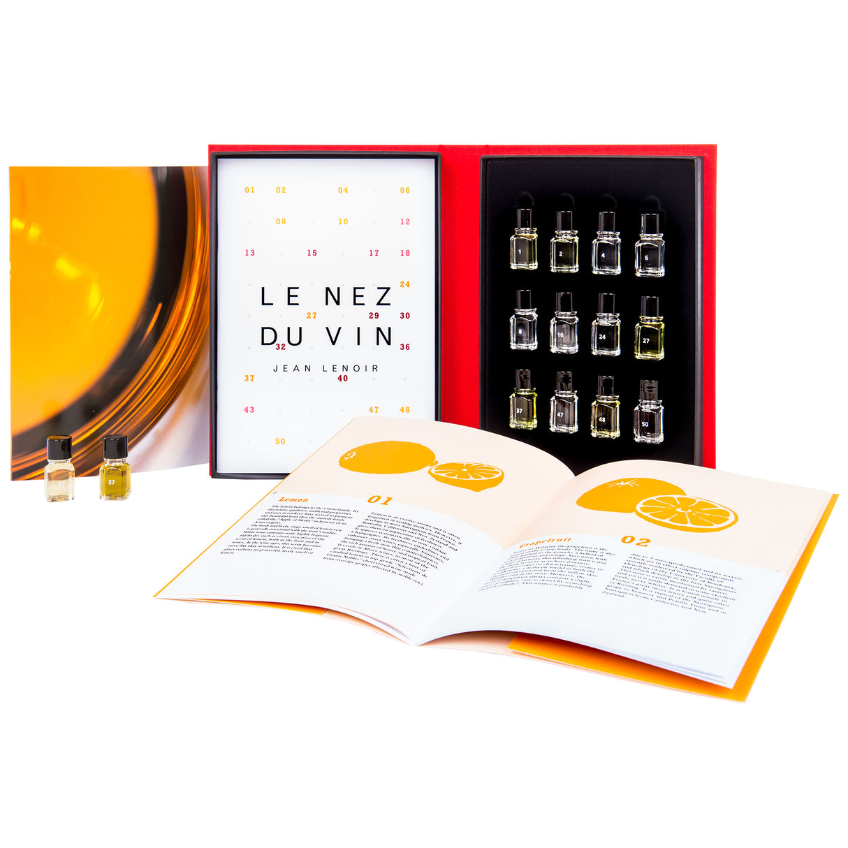 Le Nez Du Vin - 12 Aromas White Wine and Champagne - Aroma Kit