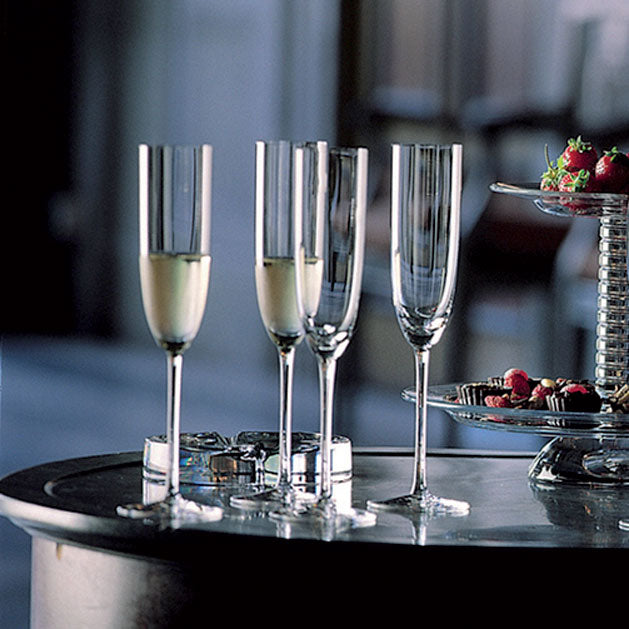 Riedel Sommeliers Crystal Champagne Glass Flute Set Of 4 4400 08