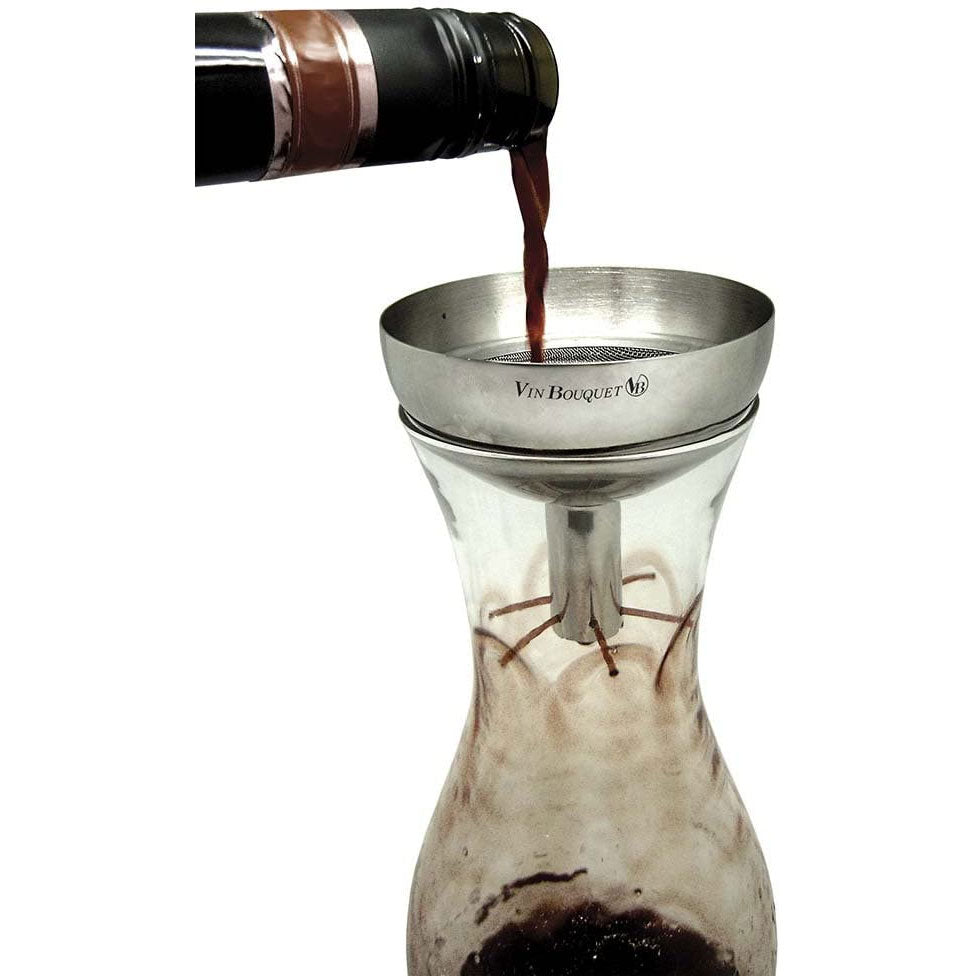 Vin Bouquet Wine Decanting Funnel With Filter