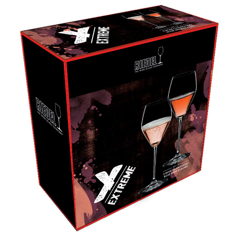 Riedel Extreme Rose Champagne Rose Wine Glass Set Of 2 4441 55