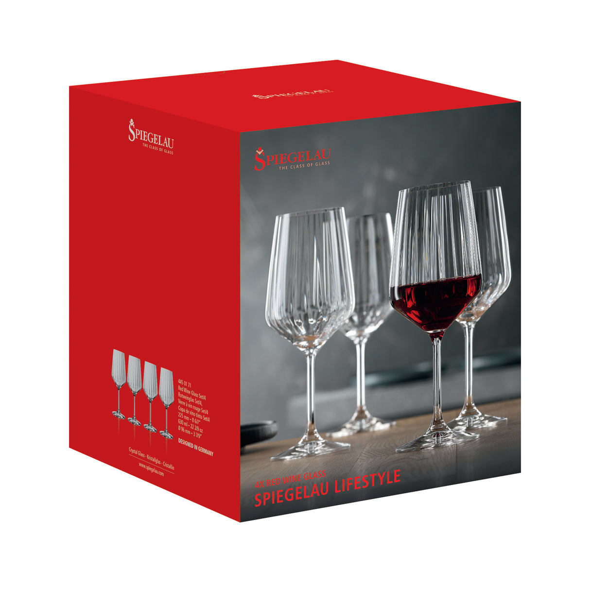 Spiegelau Lifestyle Red Wine Glass Set Of 4