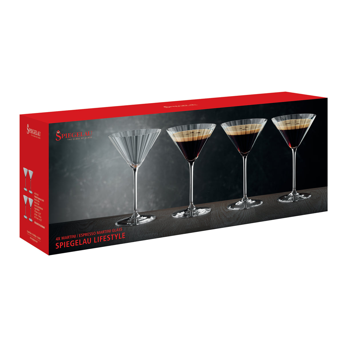 Spiegelau Lifestyle Martini / Cocktail Glass - Set of 4