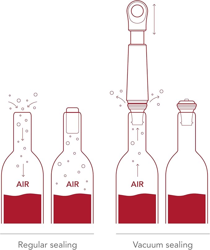 Vacu Vin Host Wine Set 4 Pieces - Graphite