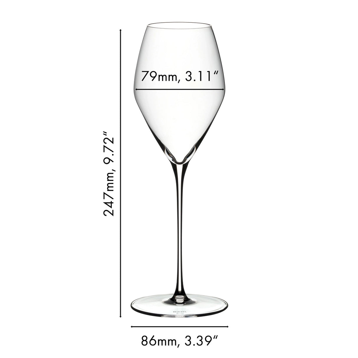 Riedel Veloce Rose Wine Glass Set Of 2 6330 55