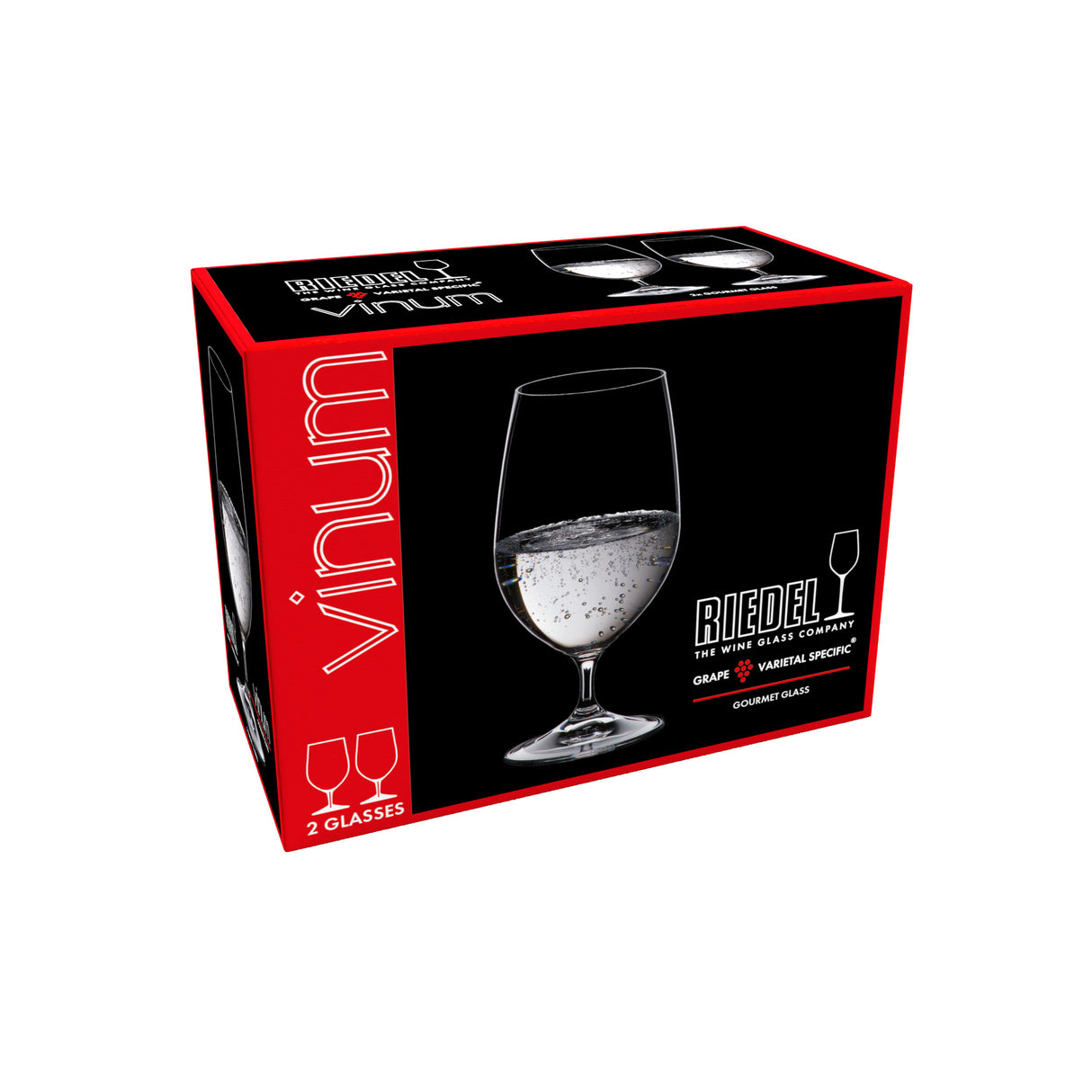 Riedel Vinum Gourmet Water Glass Set Of 2 6416 21