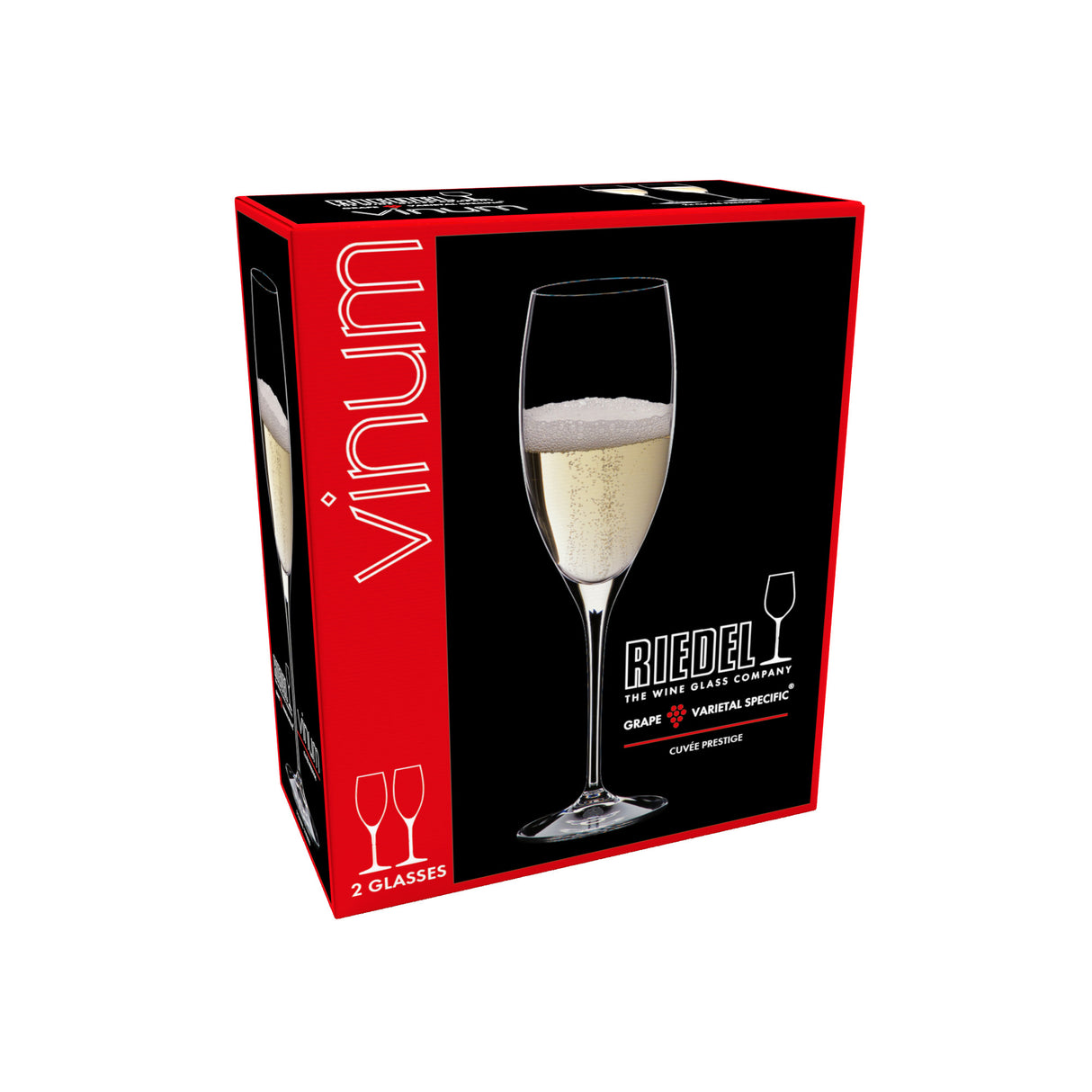 Riedel Vinum Cuvee Prestige Glass Set Of 2 6416 48