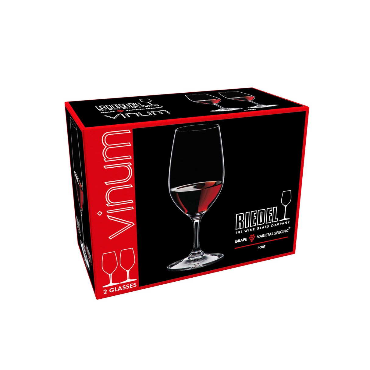 Riedel Vinum Port Glass Set Of 2 6416 60