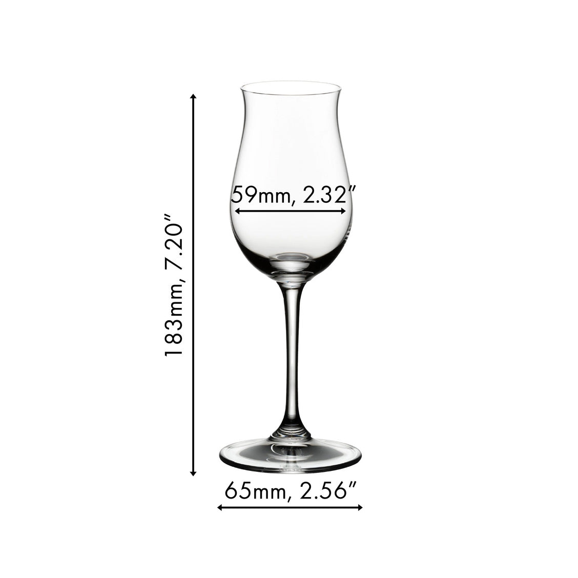 Riedel Vinum Hennessey Cognac Glass Set Of 2 6416 71