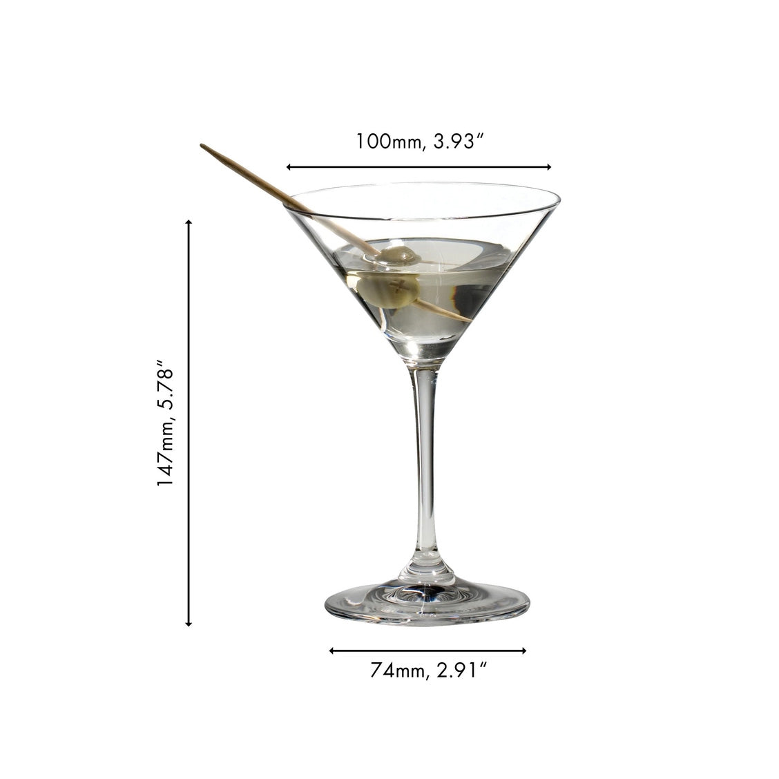 Riedel Vinum Cocktail / Martini Glass - Set of 2 - 6416/77