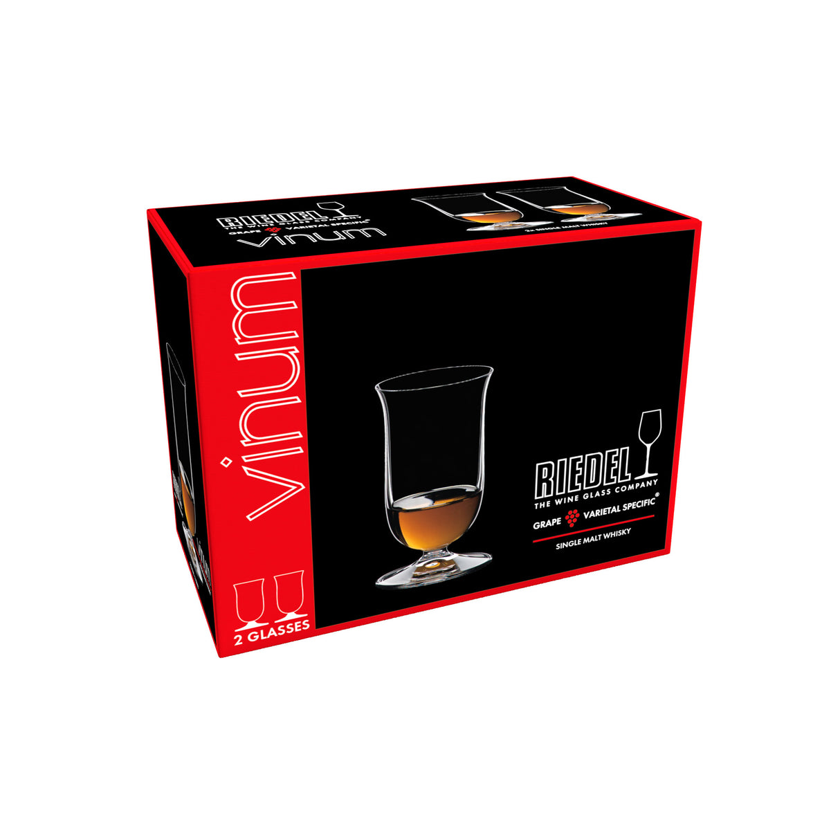 Riedel Vinum Malt Whisky Glass Set Of 2 6416 80