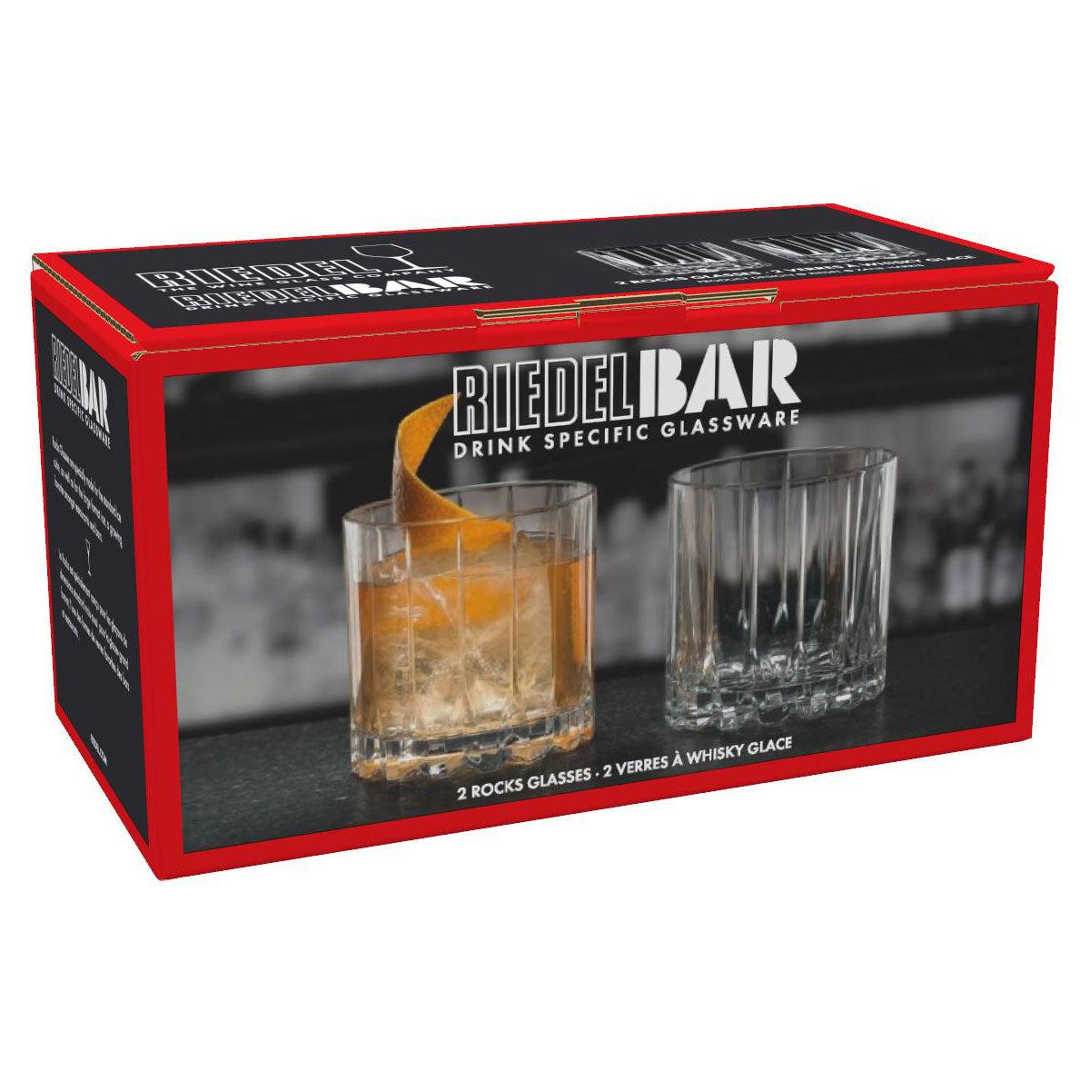 Riedel Bar Drink Specific Single Rocks Tumbler Set Of 2 6417 02