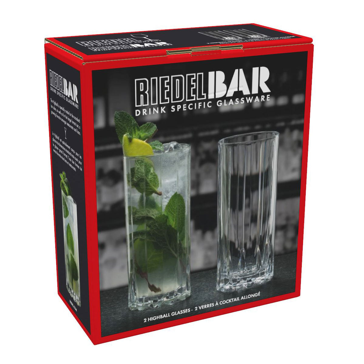 Riedel Bar Drink Specific Highball Tumbler Set Of 2 6417 04