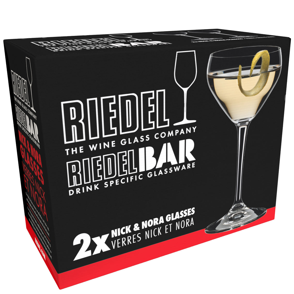 Riedel Bar Drink Specific Nick & Nora Glass - Set of 2 - 6417/05