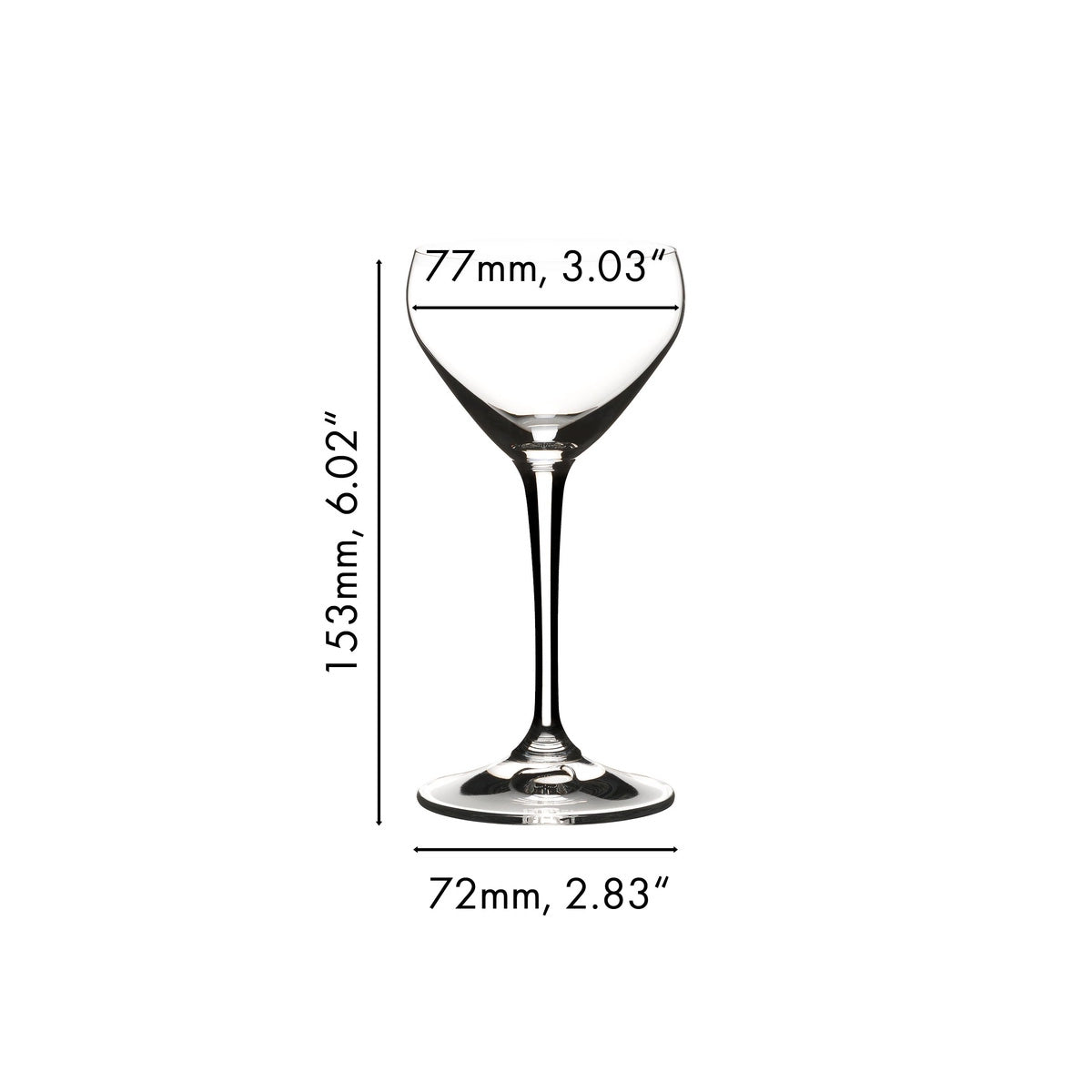 Riedel Restaurant Bar - Drink Specific - Nick & Nora Glass 140ml - 0417/05 - Set of 12