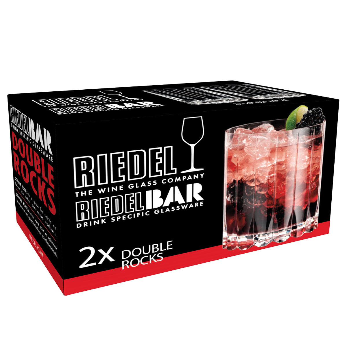 Riedel Bar Drink Specific Double Rocks Tumbler Set Of 2 6417 07