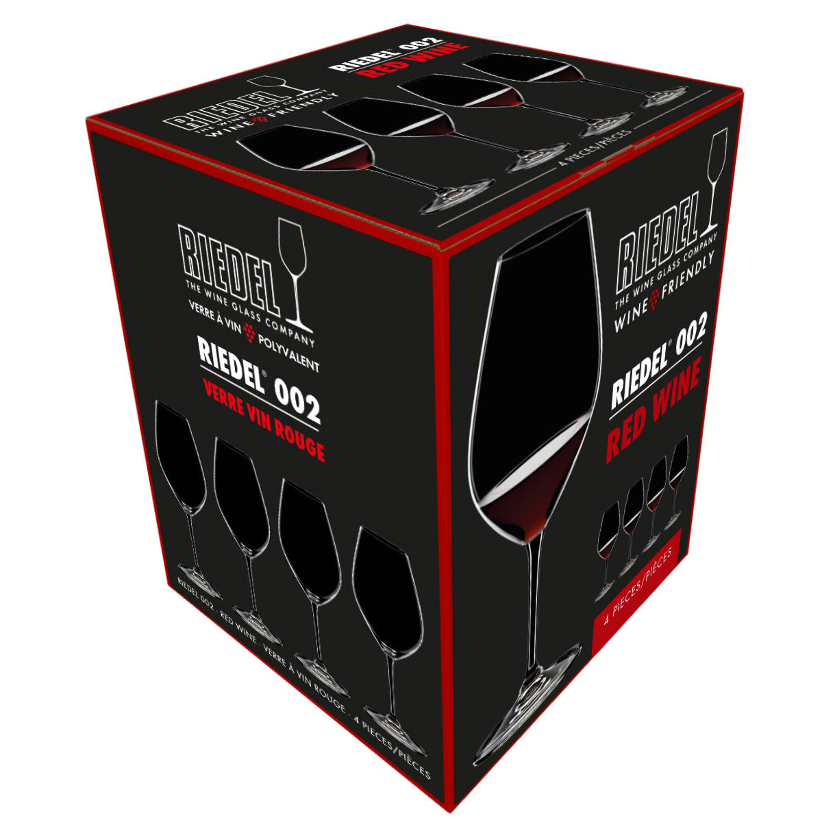 Riedel Wine Friendly Red Wine Glass 002 Set Of 4 6422 02