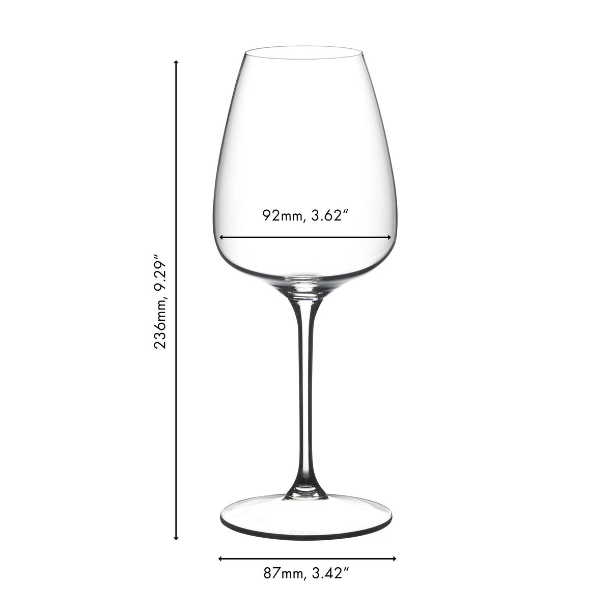 Riedel Grape White Wine/Large Champagne Glass - Set of 2 - 6424/05