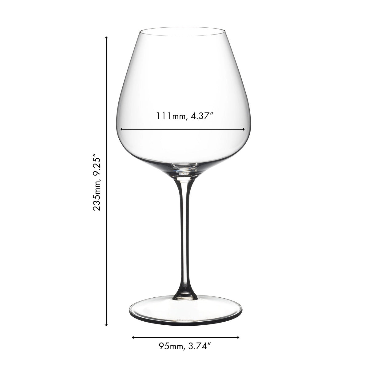 Riedel Grape Pinot Noir/Nebbiolo Red Wine Glass - Set of 2 - 6424/07