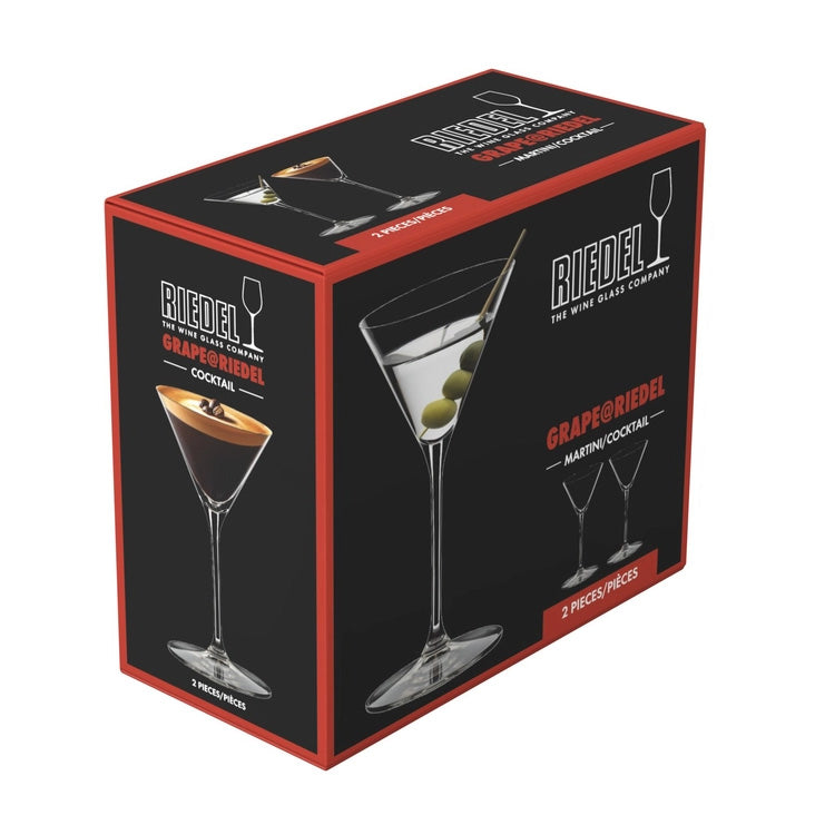 Riedel Grape Martini Cocktail Glass Set Of 2 6424 77