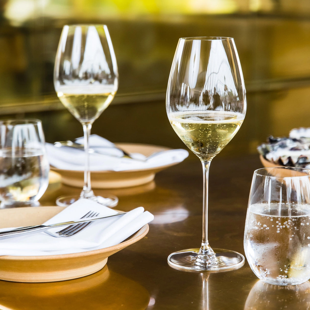 Riedel Veritas Champagne Sparkling Wine Glass Set Of 4 5449 28