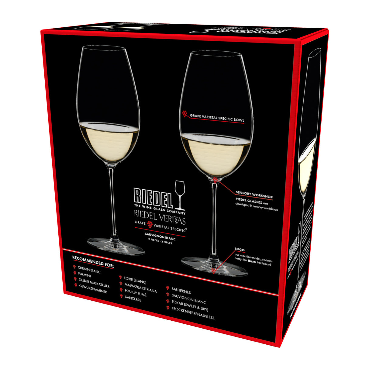 Riedel Veritas Sauvignon Blanc White Wine Glass - Set of 2 - 6449/33