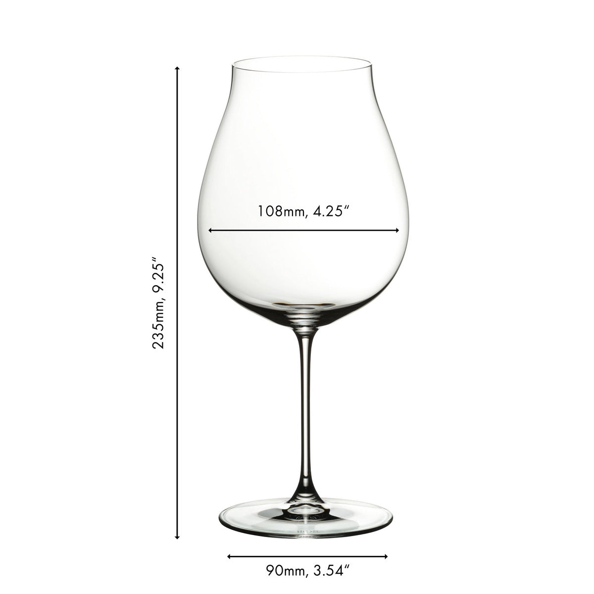Riedel Veritas New World Pinot Noir / Nebbiolo / Rosé Champagne Glass - Set of 2 - 6449/67