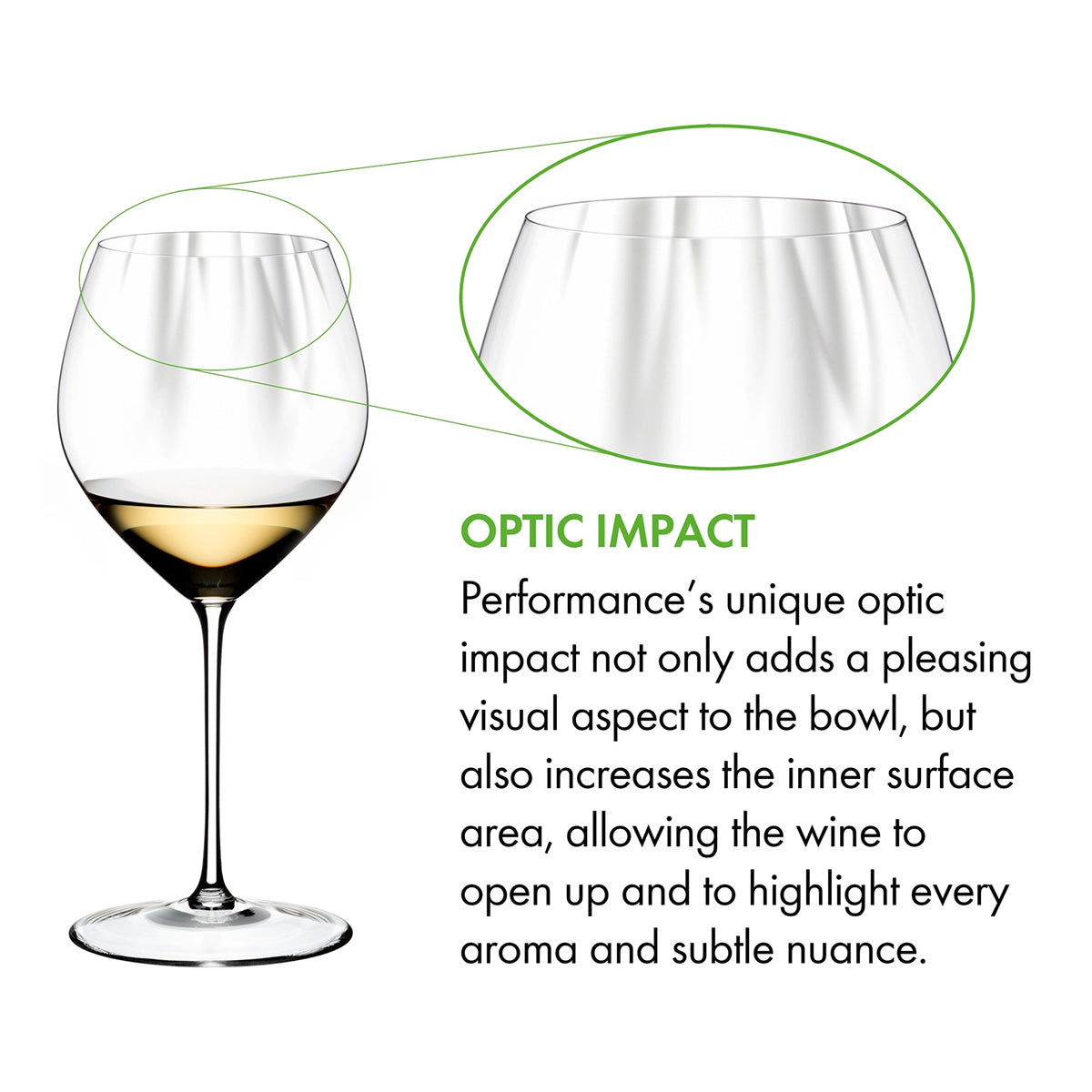 Riedel Performance Chardonnay Glass - Set of 2 - 6884/97