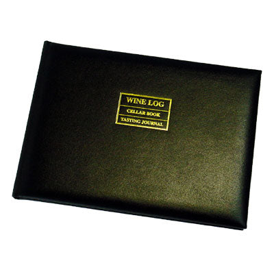 Leather Bound Wine Log Wine Book