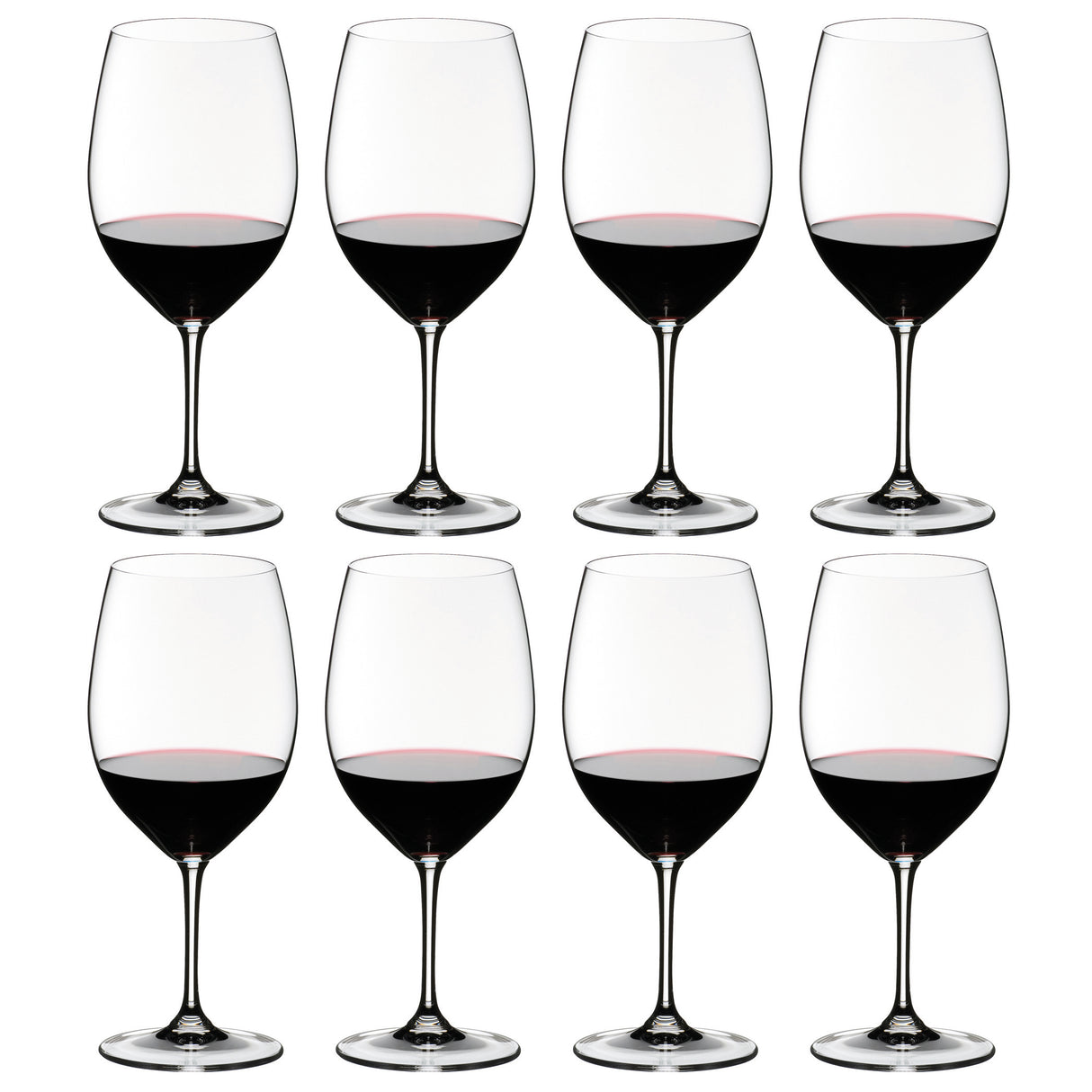 Riedel Vinum Bordeaux Cabernet Sauvignon Merlot Glass Set Of 8 7416 0