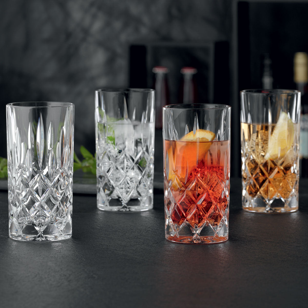Nachtmann Noblesse Long Drink Mixer Tumbler Set Of 4