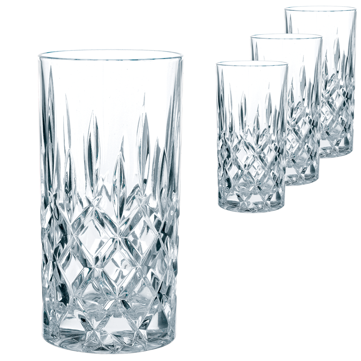 Nachtmann Noblesse Long Drink Mixer Tumbler Set Of 4