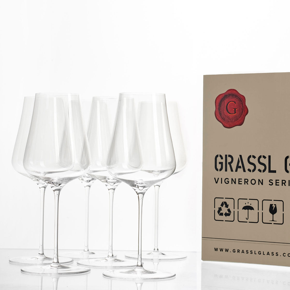 Grassl Glass Vigneron Series Liberte All Round Red White Wine Glass Set Of 6