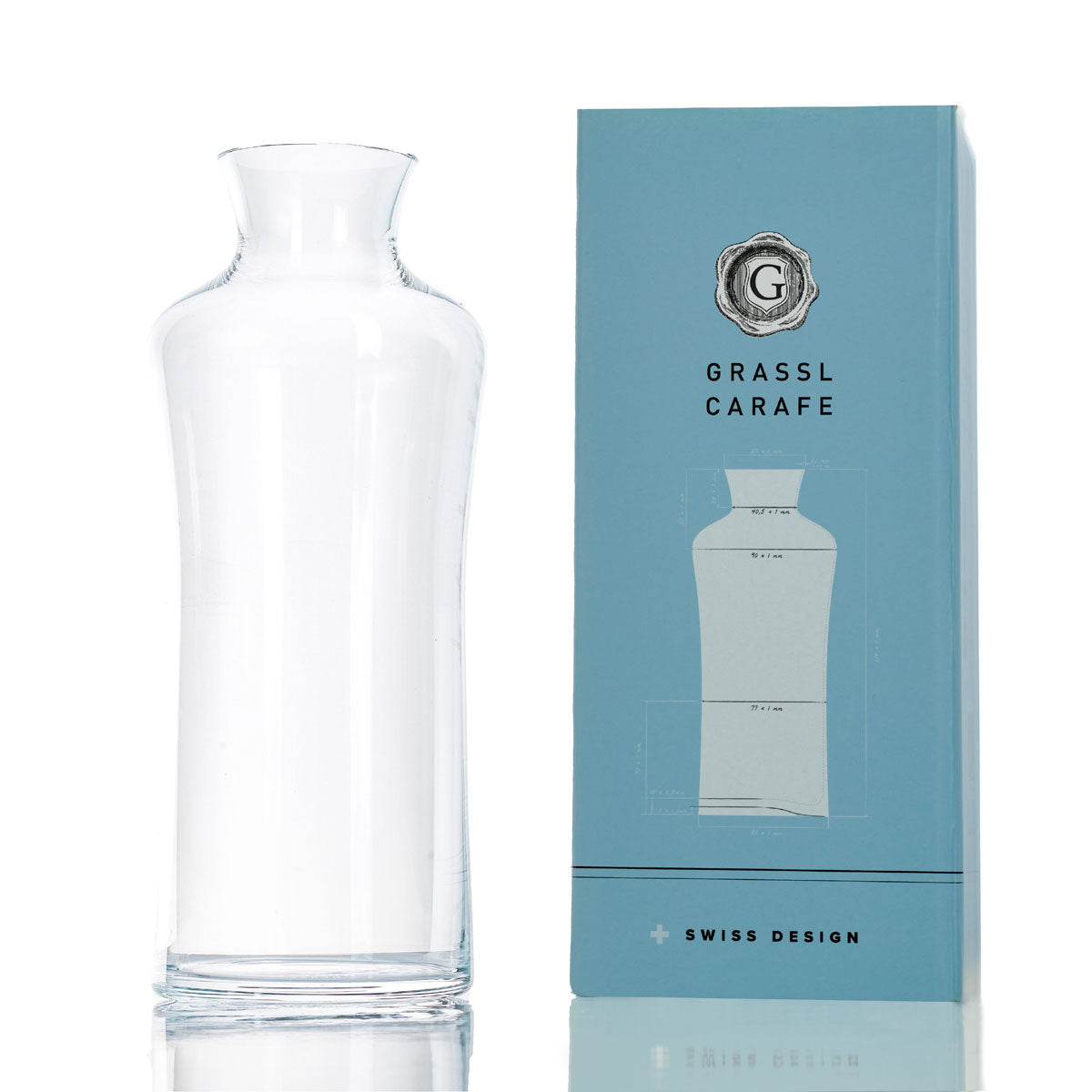 Grassl Glass Elemental Series Wine Water Carafe 800ml